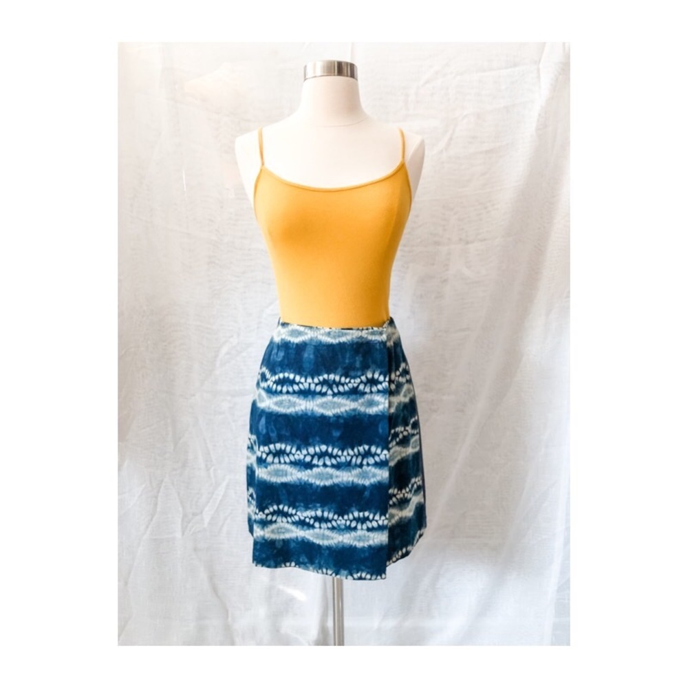 Indigo Wrap Around Skirt